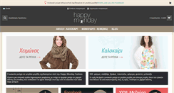 Desktop Screenshot of happymondayfashion.com